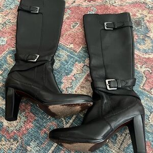 Genuine leather black Cole Haan boots